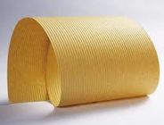 Sarı Akaryakıt Katılaştırılmış Hava Filtresi Kağıdı 130g / m2