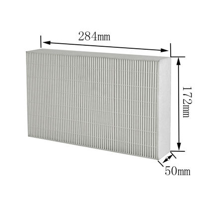 Vakumlu Mikron Panel Tipi Mini Pileli Hepa Hava Filtresi 100 Polyester